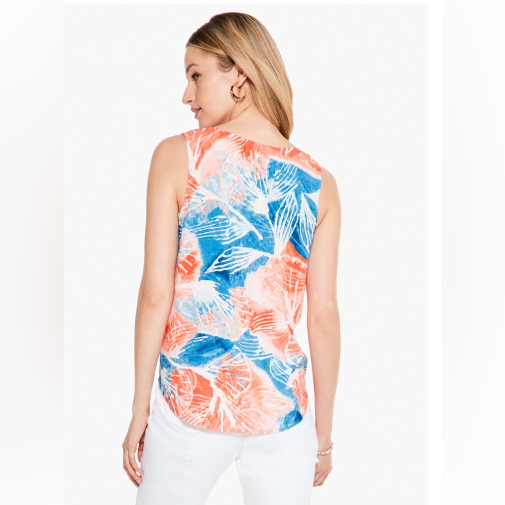 NIC+ZOE WATERCOLOR BLOOMS TANK - Picture 3 of 10